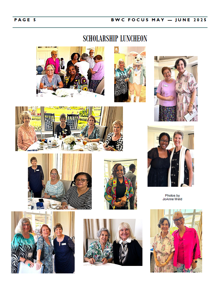 Focus Newsletter - Boynton Woman's Club_May-June 2025 - Page 5
