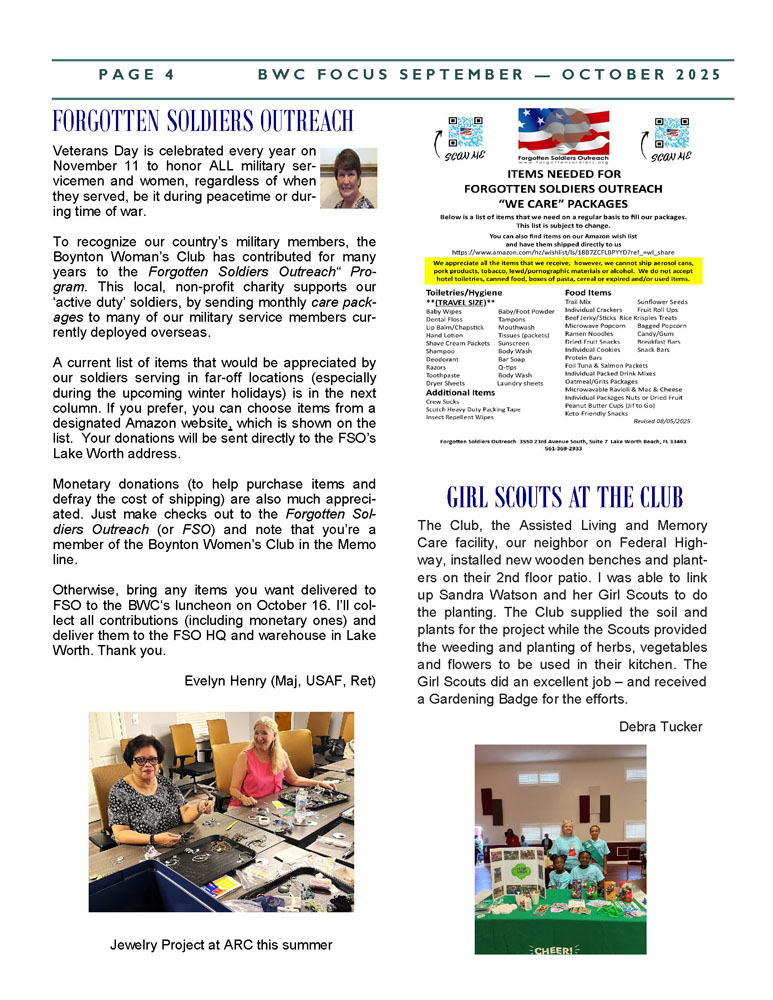 Focus Newsletter - Boynton Woman's Club_May-June 2025