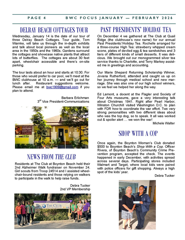 Focus Newsletter - Boynton Woman's Club_May-June 2025