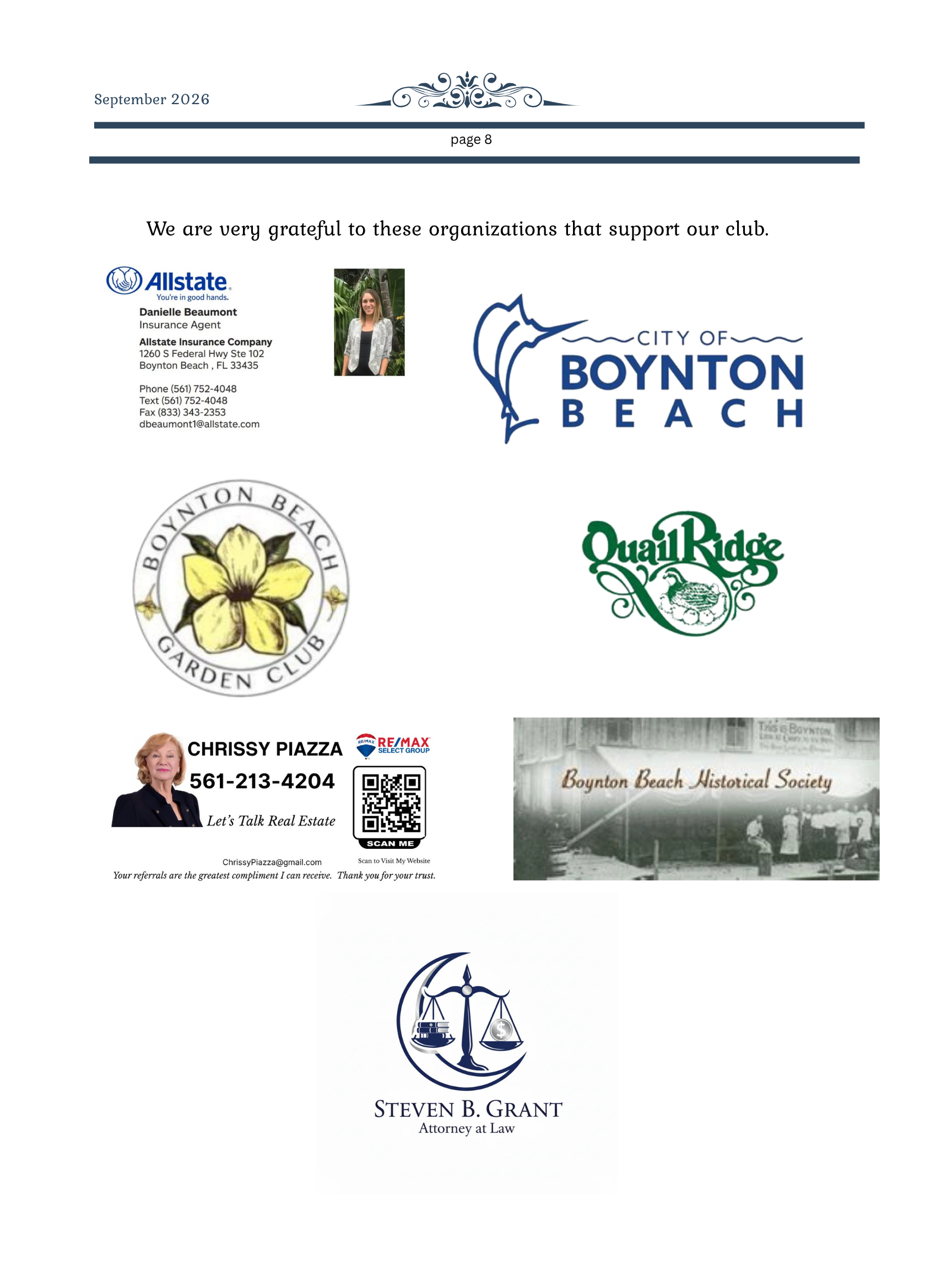 Focus Newsletter - Boynton Woman's Club_May-June 2025 - Page 5