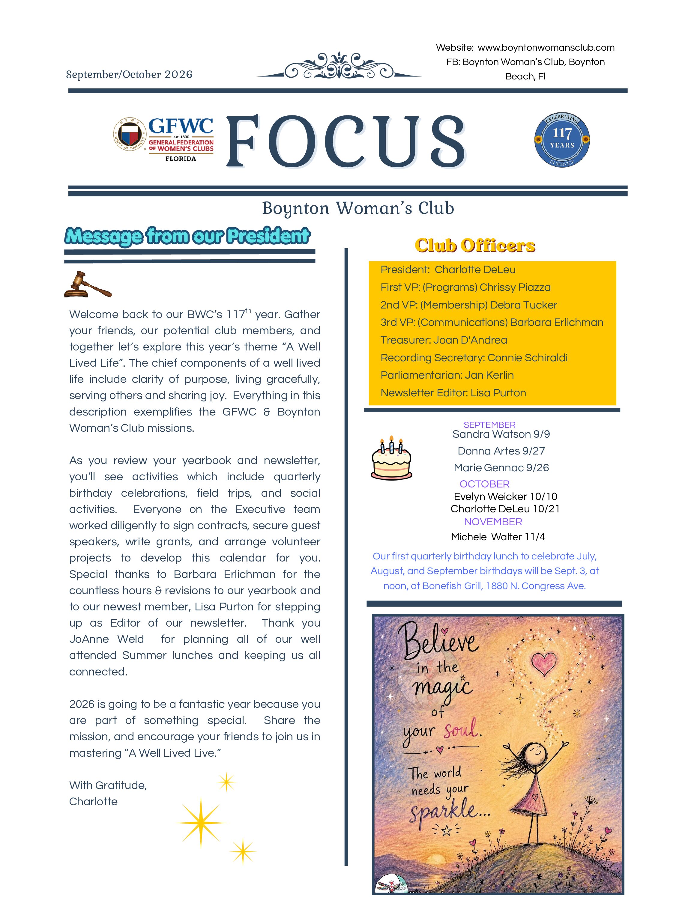 Focus Newsletter - Boynton Woman's Club_May-June 2025